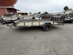 DIAMOND C 7X14 PSA106 PREMIUM SINGLE AXLE UTILITY TRAILER(2709)