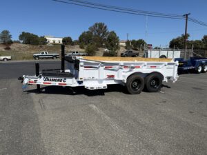 DIAMOND C 7X14X24 LOW PROFILE DUMP TRAILER-PACESETTER(4273)