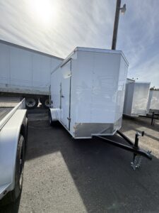 HAULMARK 6X10 PASSPORT V-FRONT FLAT ROOF TRAILER(8291)