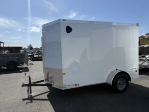HAULMARK 6X10 TRANSPORT V NOSE TRAILER (9960)