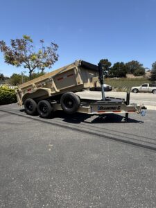 DIAMOND C 7X12X24 LPT207 LOW PROFILE DUMP TRAILER(4527)