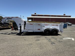 DIAMOND C 7X14 X32 LPT205 GOOSNECK LOW PRILE DUMP TRAILER(4530)