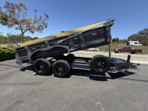 DIAMOND C 7X14 X 24 LPT207 LOW PROFILE DUMP TRAILER(4851)