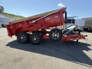 DIAMOND C 7X12X24 LPT207  LOW PROFILE TELESCOPIC DUMP TRAILER(5587)