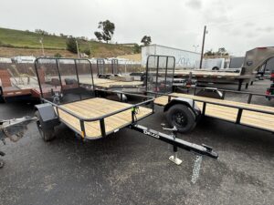 DELCO 5X8 PIPE FRAME UTILITY BED TRAILER(7201)