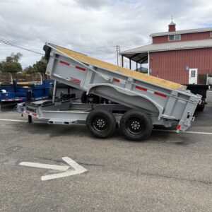 DIAMOND C 7X12 X 24 LPT207 LOW PROFILE TELESCOPIC DUMP TRAILER PACESETTER EDITION(9363)